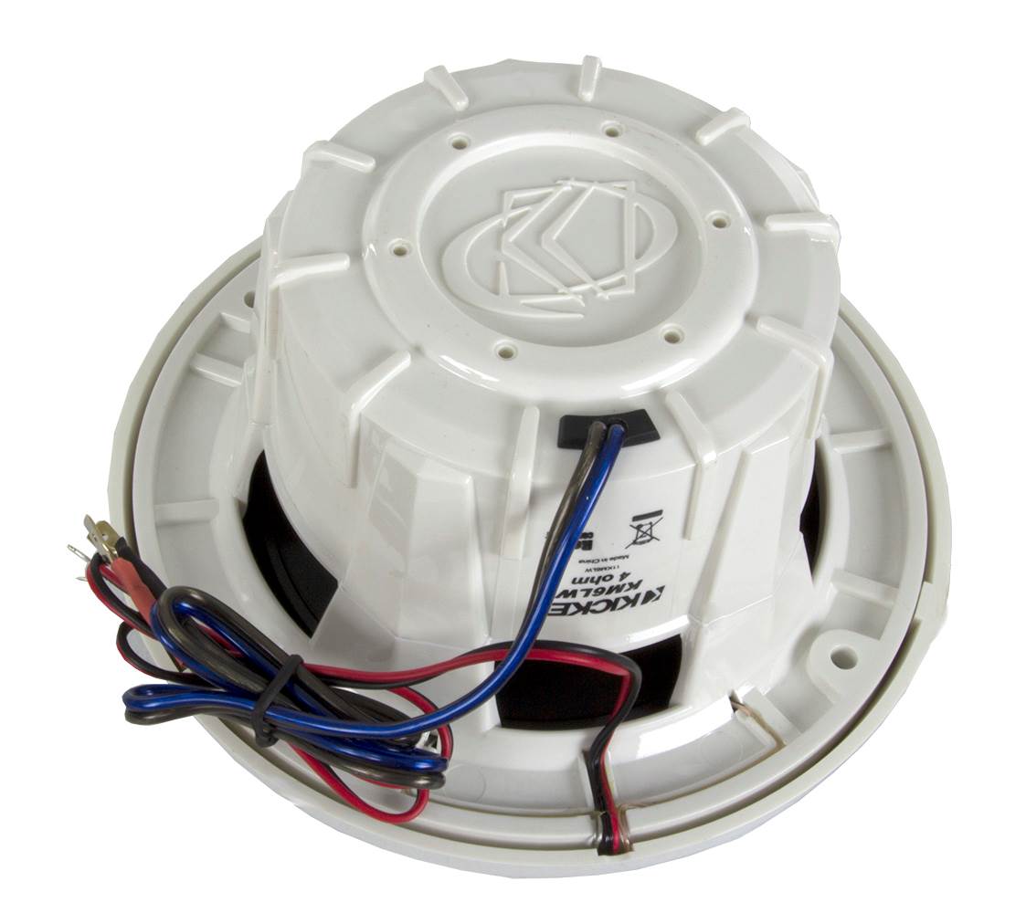 2) New Kicker 11KM6LW 6" 195W 2-Way Marine Boat/ATV Waterproof Speakers White