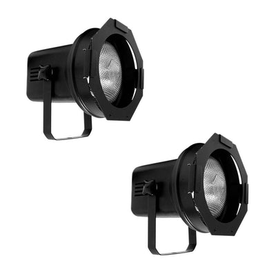 American DJ PAR-38BL 150W Professional Metal Par Can DJ Stage Lights, 2 Pack