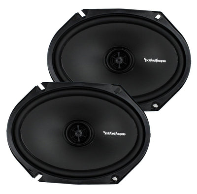 Rockford Fosgate R168X2 6x8" 110W 2 Way Car Coaxial Speakers Audio Stereo, Pair