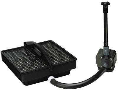 (2) PONDMASTER 1700 Pond Fountain Pump Filter Kits & Fountain Head Sets - 02217