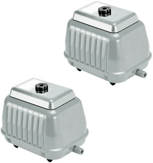 Pondmaster 04560 AP-60 Deep Water Pond Aquarium Air Pump (2 Pack)