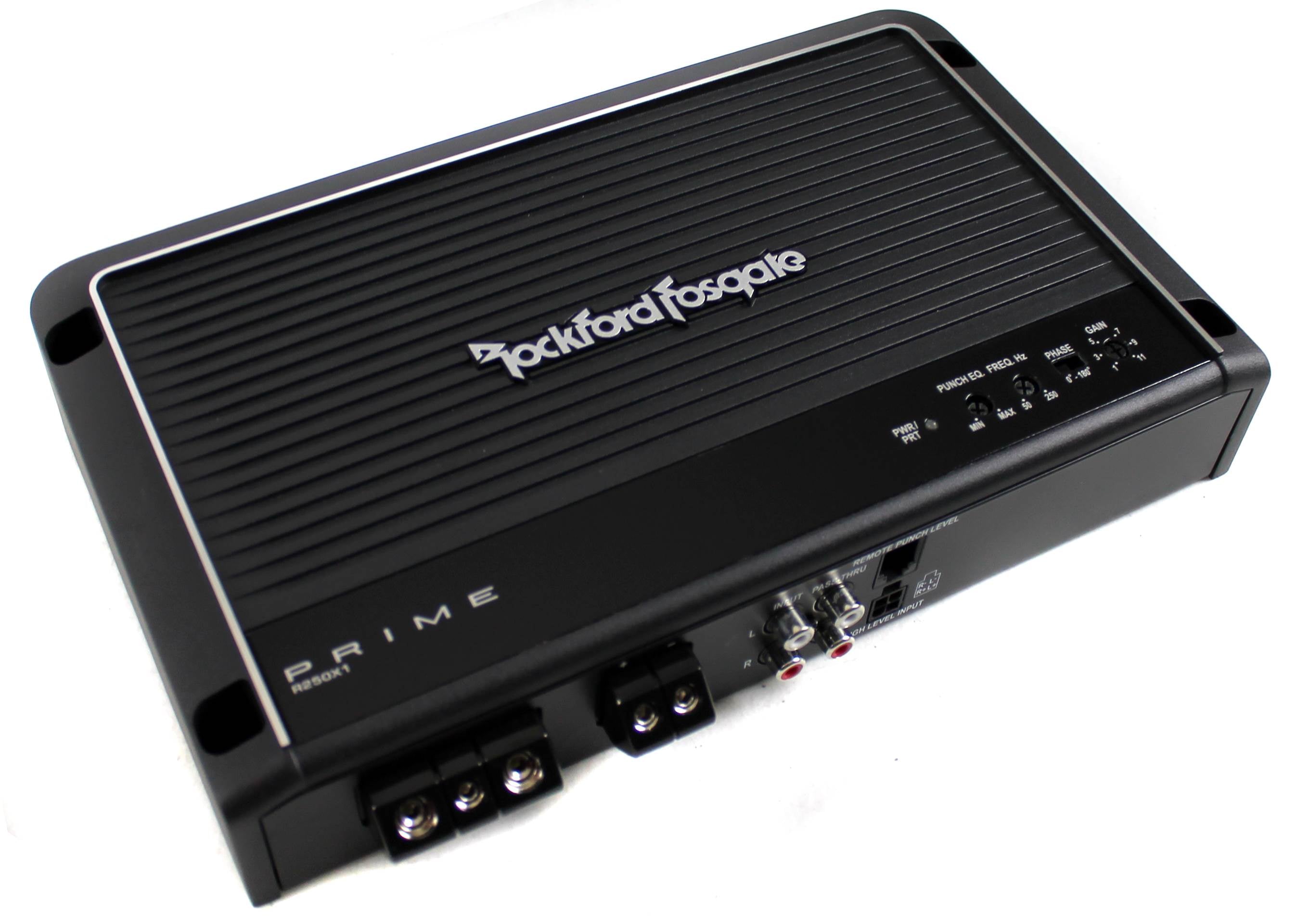 Rockford Fosgate R250X1 250W Mono Car Amplifier Amp Audio + Remote  (Open Box)