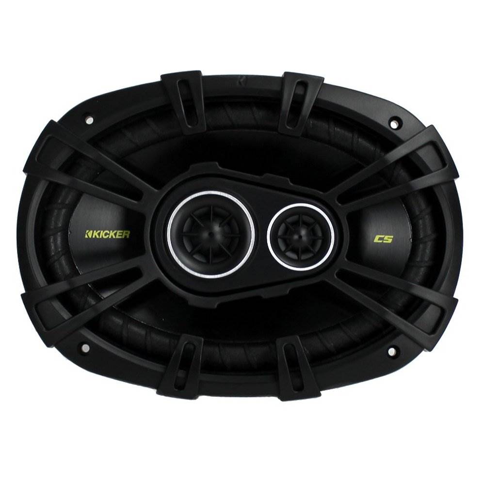 Kicker 6 x 9 Inch 450W 3 Way Car Audio Coaxial Stereo Speakers (2 Pack) | CS6934