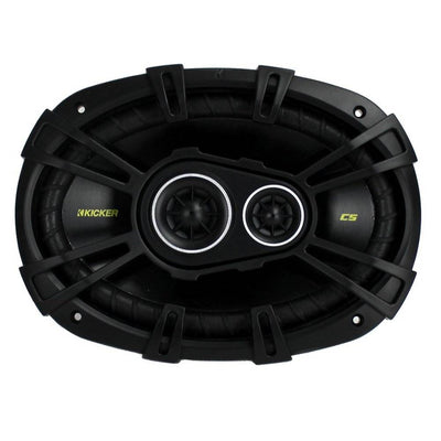 Kicker 6 x 9 Inch 450W 3 Way Car Audio Coaxial Stereo Speakers (2 Pack) | CS6934