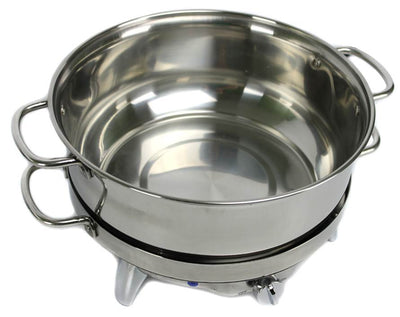 Oster CKSTBSCDR65 6.5 Qt Electric Round Chafing Dish Stainless - Slightly Used