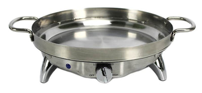Oster CKSTBSCDR65 6.5 Qt Electric Round Chafing Dish Stainless - Slightly Used