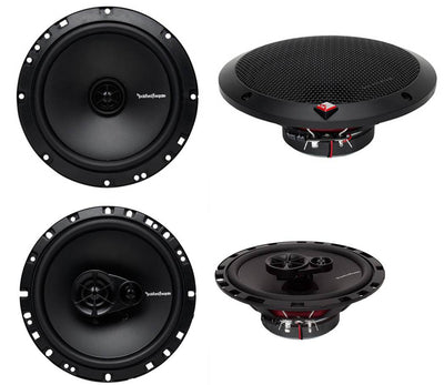 Rockford Fosgate R165X3 6.5" 90W 3 Way - R1675X2 6.75" 2Way Car Speakers Coaxial