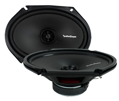 Rockford Fosgate R168X2 6x8" 220W 2 Way Car Audio Coaxial Speakers, 2 Pairs