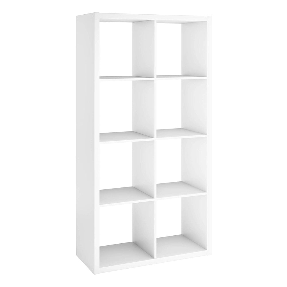 ClosetMaid 4583 Bookcase Open Back 8-Cube Storage Organizer, White (Open Box)