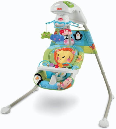 Fisher Price Discover n' Grow Baby Cradle & Swing w/ Music | W9507