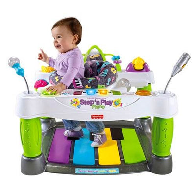 Fisher Price Little Superstar Step n' Play Baby Bouncer Piano | V4357 (Open Box)