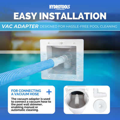 Hydro Tools Above Ground Pool Complete Standard ABS Thru-Wall Skimmer (Open Box) - VMInnovations