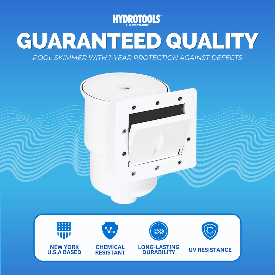 Hydro Tools Above Ground Pool Complete Standard ABS Thru-Wall Skimmer (Used)