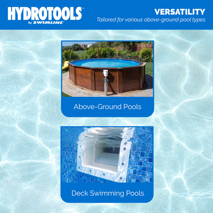 Hydro Tools Above Ground Pool Complete Standard ABS Thru-Wall Skimmer (Used)