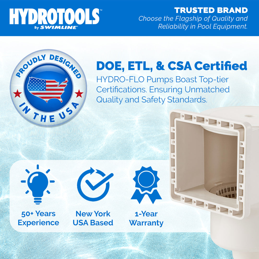 Hydrotools Standard ABS Thru-Wall Pool Skimmer (Used) (2 Pack) - VMInnovations