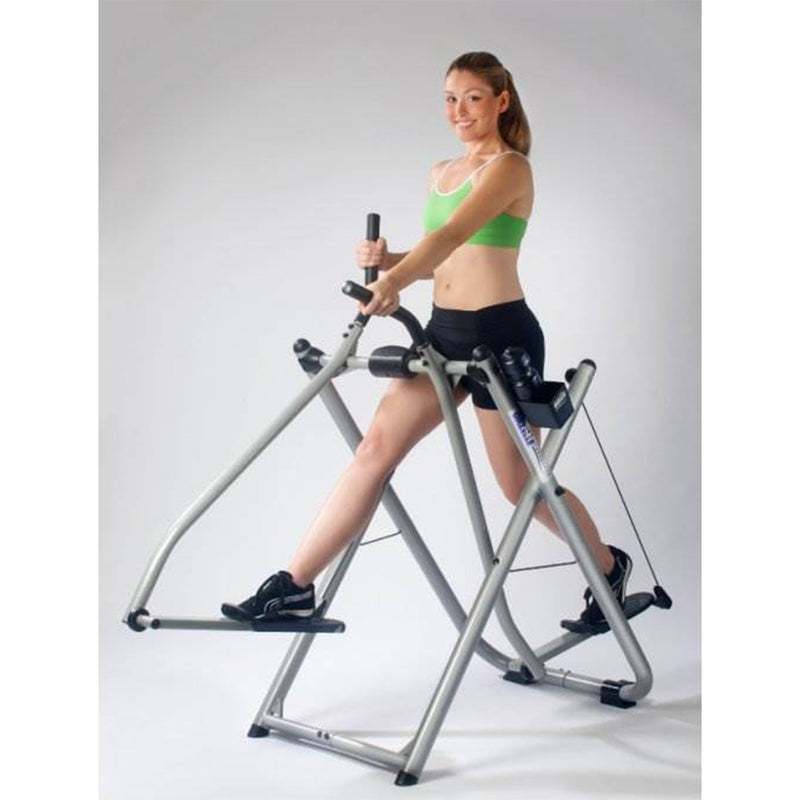 Gazelle Glider Home Fitness Exercise Machine Equipment w/ Workout DVD(For Parts)