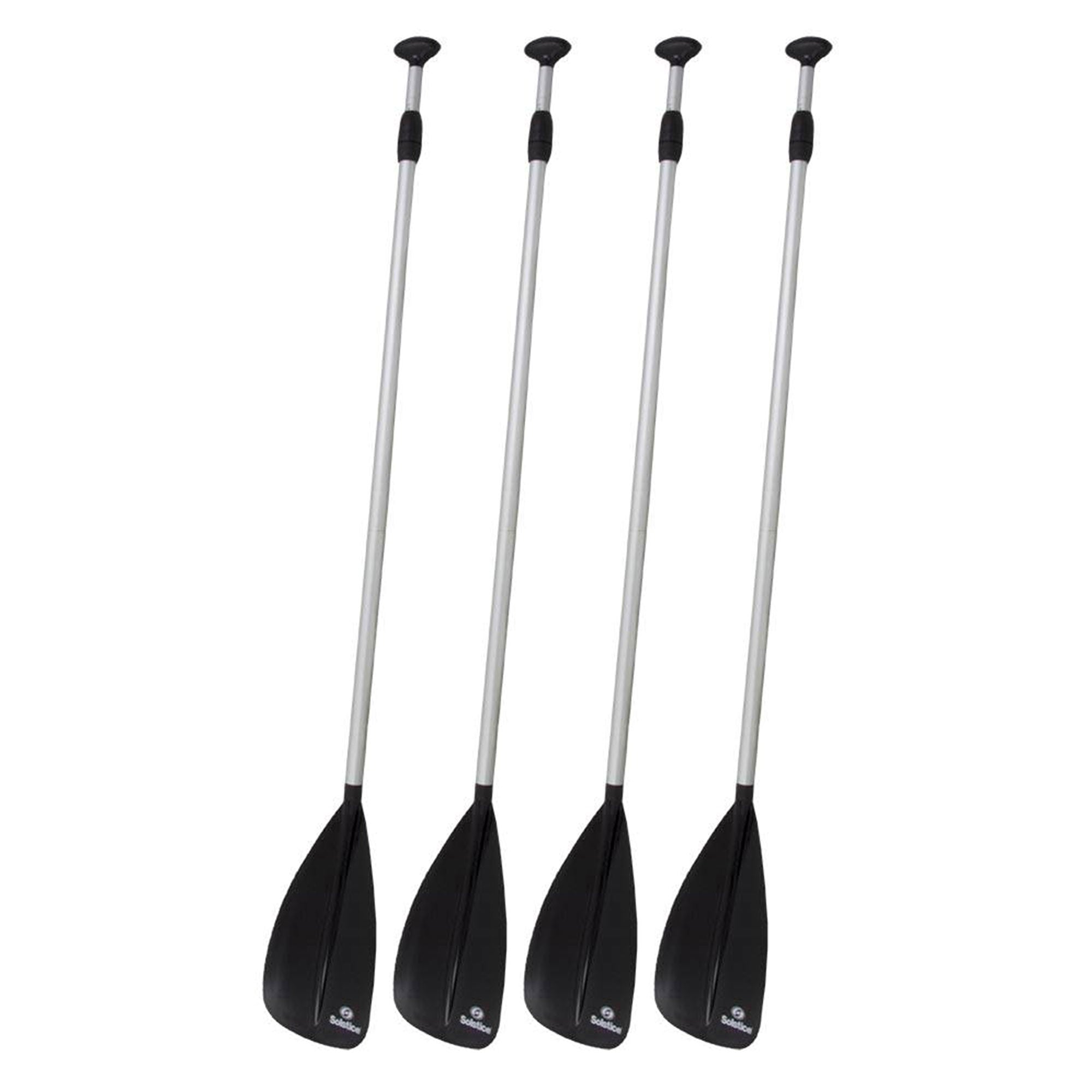 Solstice 3-Piece Aluminum Non Floating Adjustable Stand Up SUP Paddle (4 Pack) - VMInnovations