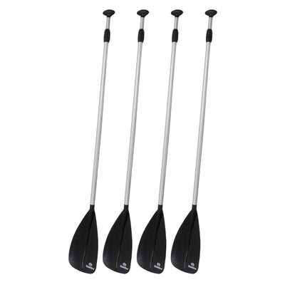 Solstice 3-Piece Aluminum Non Floating Adjustable Stand Up SUP Paddle (4 Pack) - VMInnovations