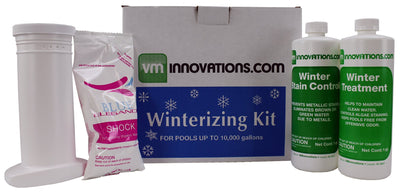 VM Winterizing Pool Chemical Closing Kit Up To 10K Gal & 24’ Round Winter Cover - VMInnovations