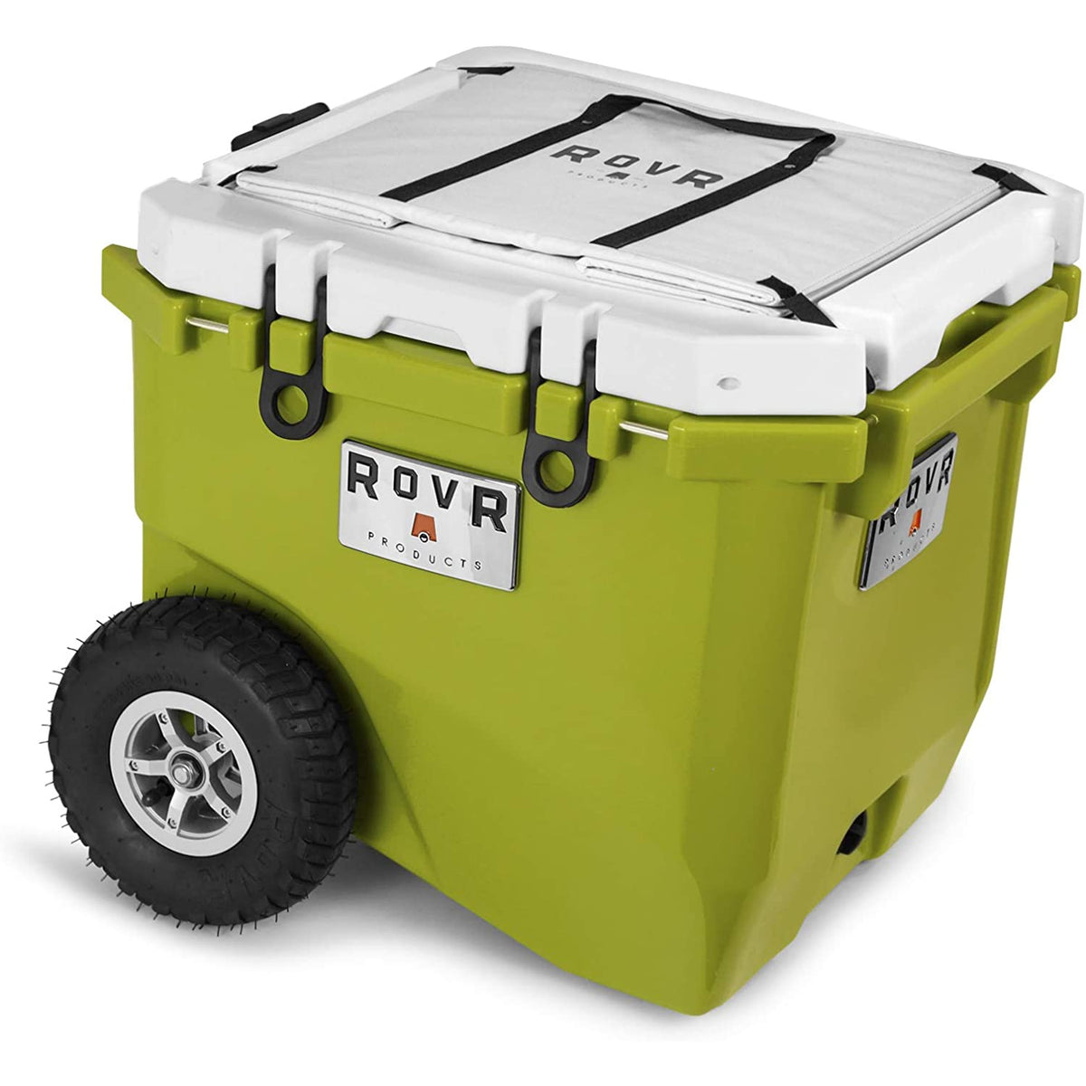 RovR RollR Portable Rolling Insulated Cooler w/ Wheels, 45 Quart (Open Box)