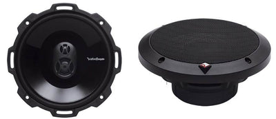 Rockford Fosgate 6.75" 120W 3-Way Car Coaxial Audio Speakers, Pair (Incomplete)
