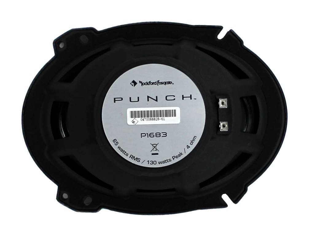 Rockford Fosgate P1683 6x8" 130W 3 Way Car Coaxial Speakers Audio (For Parts)