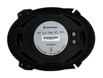Rockford Fosgate P1683 6x8" 130W 3 Way Car Coaxial Speakers Audio (For Parts)