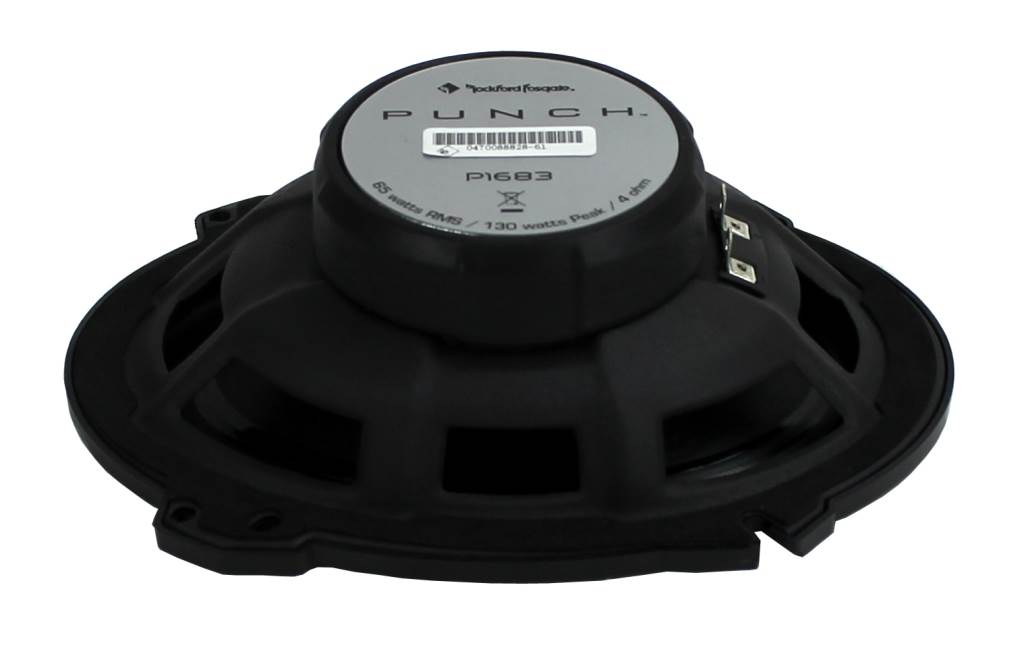 Rockford Fosgate P1683 6x8" 130W 3 Way Car Coaxial Speakers Audio (For Parts)