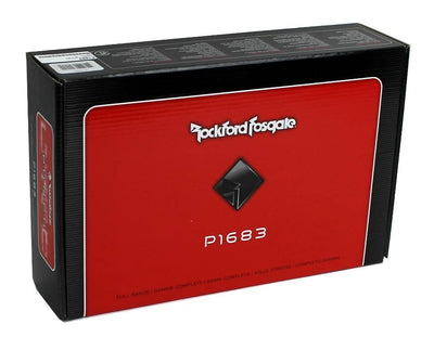 Rockford Fosgate P1683 6x8" 130W 3 Way Car Coaxial Speakers Audio (For Parts)