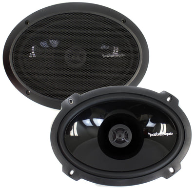 2) Rockford Fosgate P1692 6x9" 150 Watt Car Coaxial Speakers Audio - Open Box