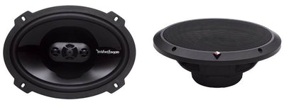 Rockford Fosgate 6 x 9" 150 W 4 Way Car Coaxial Speakers Audio, Pair (4 Pack)