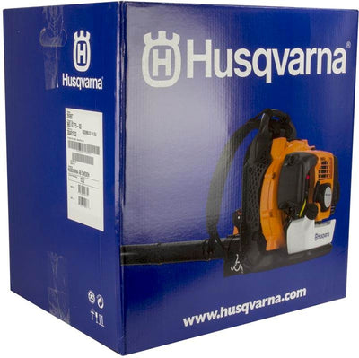 New Husqvarna 350BT 50cc 2 Cycle Gas Powered Leaf Grass Backpack Blower 180 Mph (Refurbished)
