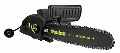 Poulan PLN1514 14" Bar 1.5hp Corded Electric Chain Saw Tree Chainsaw - Used
