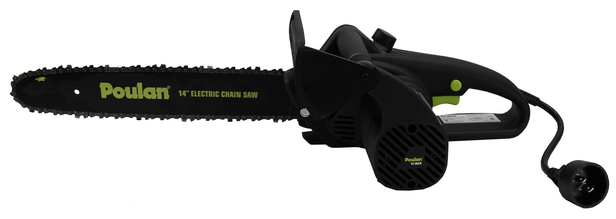Poulan PLN1514 14" Bar 1.5hp Corded Electric Chain Saw Tree Chainsaw - Used