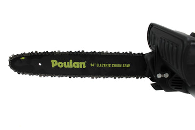 Poulan PLN1514 14" Bar 1.5hp Corded Electric Chain Saw Tree Chainsaw - Used