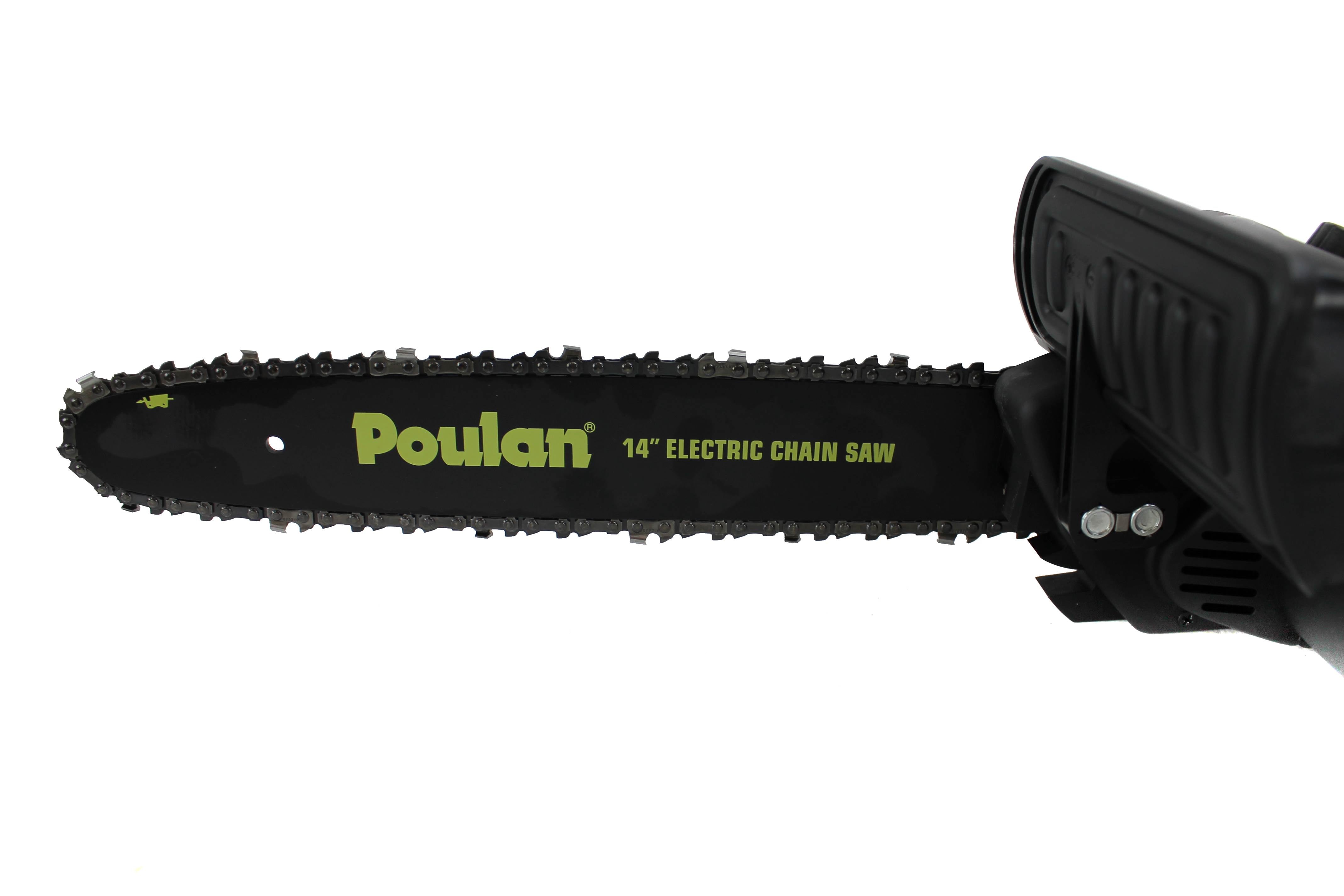 Poulan PLN1514 14" Bar 1.5hp Corded Electric Chain Saw Tree Chainsaw - Used