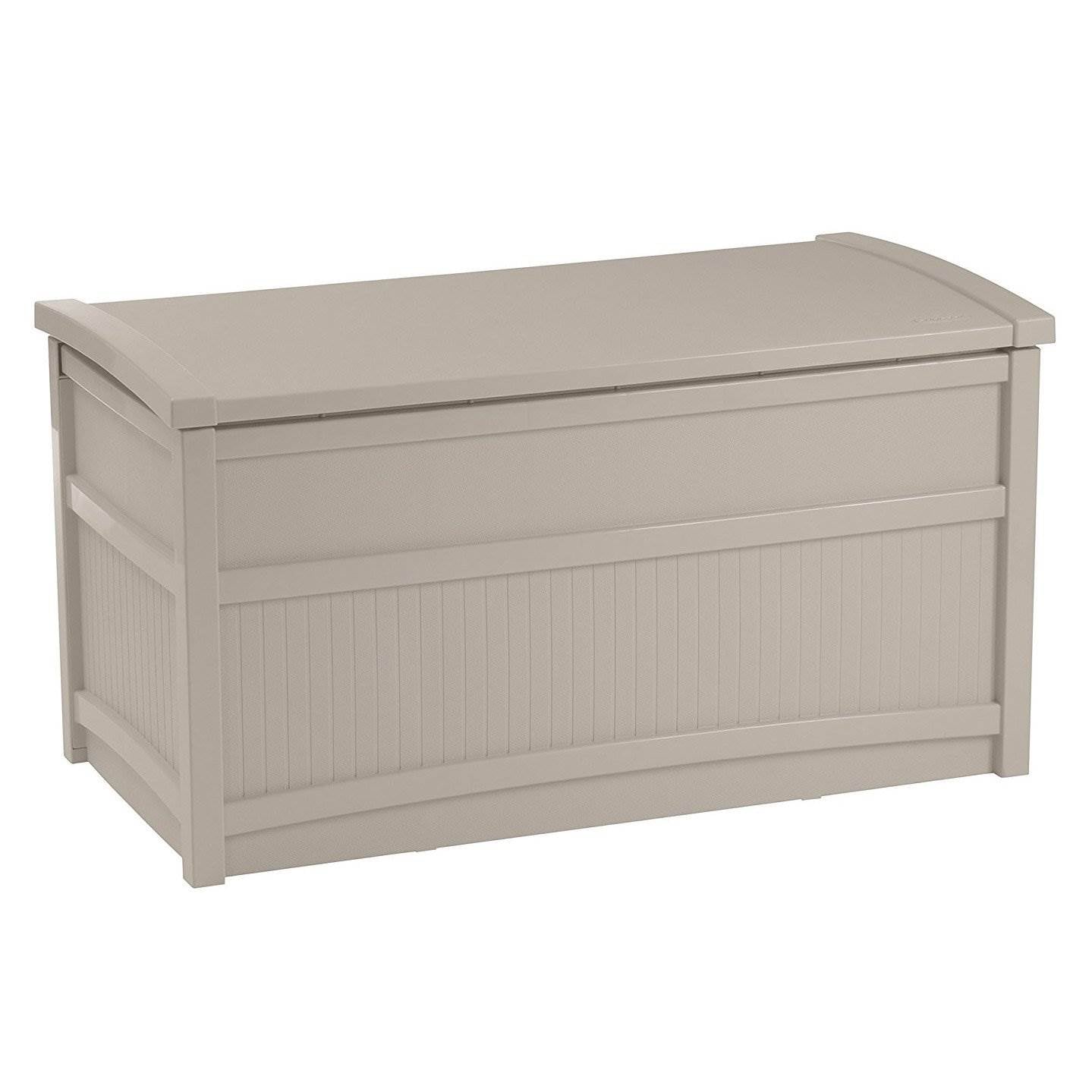 Suncast 50 Gallon Deck/ Garden Garage/Home Yard Storage Box - Taupe (Used)