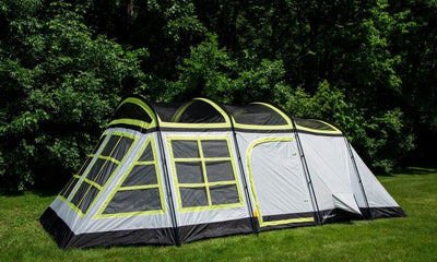 Tahoe Gear Glacier 14 Person 3-Season Family Cabin Camping Tent (Open Box)