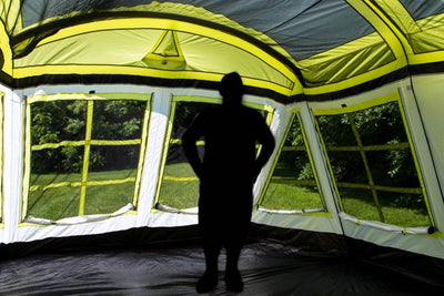 Tahoe Gear Glacier 14 Person 3-Season Family Cabin Camping Tent (Open Box)