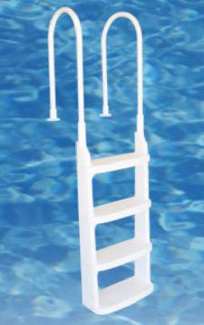 Main Access Easy Incline Above Ground In-Pool Swimming Pool Ladder (Open Box)