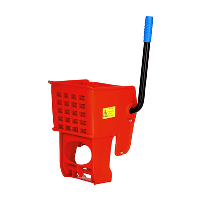 Alpine Industries 36 Quart Mop Bucket w/ Side Wringer & Wheels, Red (For Parts)