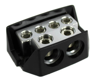 New Kicker DB4 Distribution Block w/ 2) 1/0-8 Gauge Inputs and 4) 8 Ga Outputs