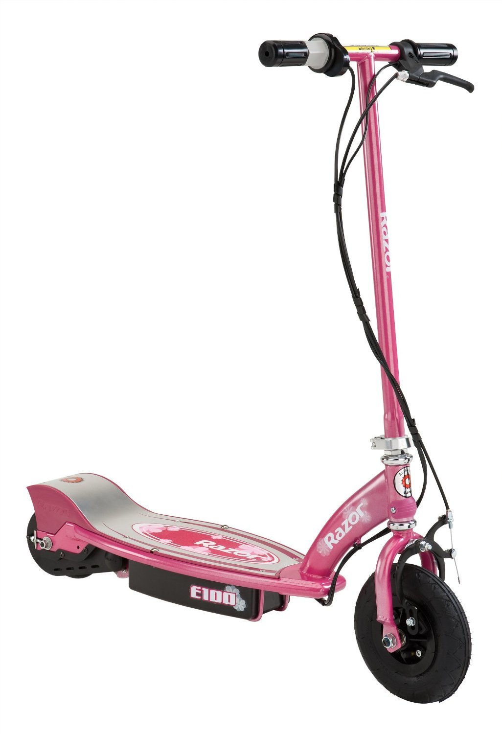 Razor E100 Electric Motorized Rechargeable Kids Scooter, Sweet Pea (2 Pack)