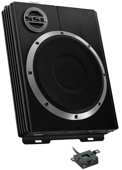 SOUNDSTORM LOPRO8 8" 600W UnderSeat Car Audio Subwoofer Powered Sub+8Ga Amp Kit