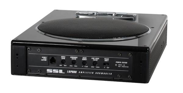SOUNDSTORM LOPRO8 8" 600W UnderSeat Car Audio Subwoofer Powered Sub+8Ga Amp Kit