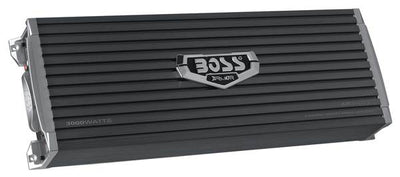 BOSS AR3000.2 3000W 2-Channel Car Audio Amplifier Power AR30002 + 4 Ga Amp Kit