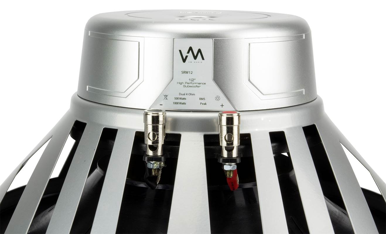 VM Audio SRW12 12" 1000W Car Subwoofer Power Sub Woofer DVC 4 Ohm (Open Box)