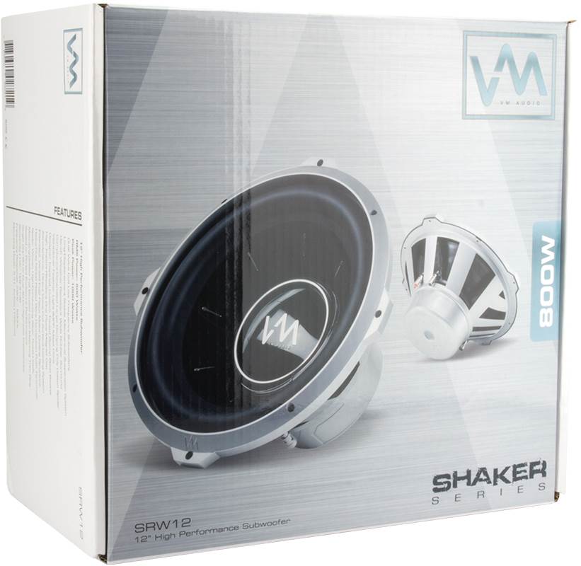 VM Audio SRW12 12" 1000W Car Subwoofer Power Sub Woofer DVC 4 Ohm (Open Box)
