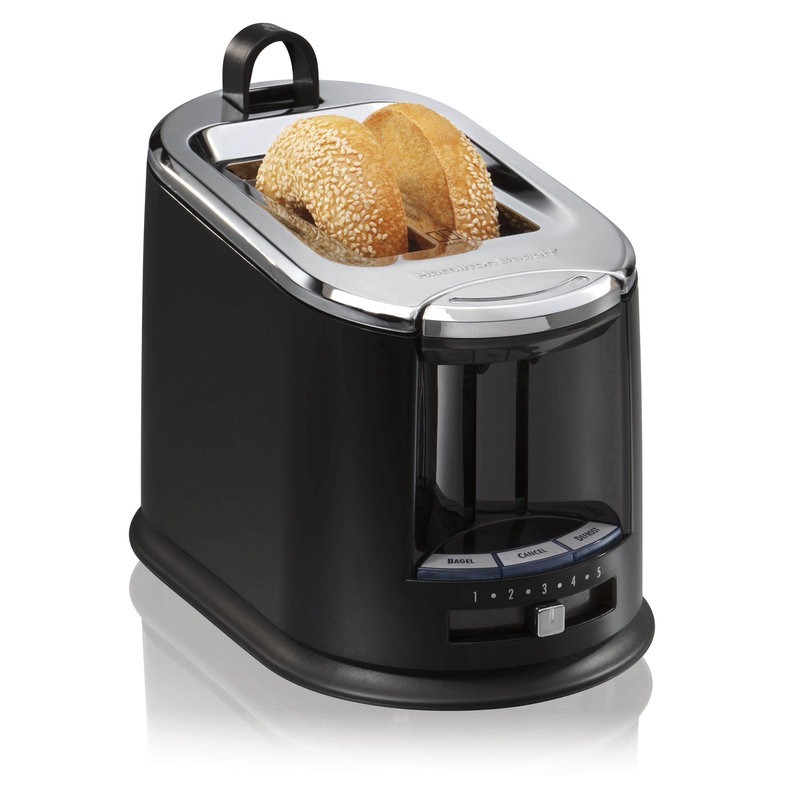 Hamilton Beach 22323 Extra-Wide 2-Slice Toaster W/ Tongs - Black (Open Box)