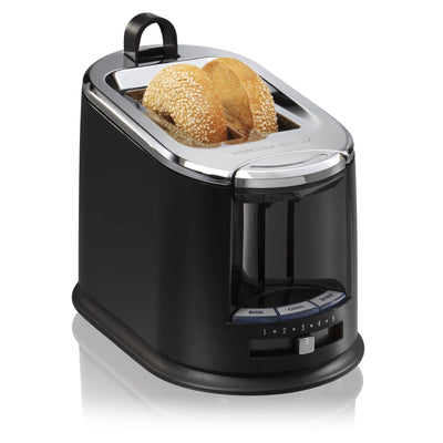 Hamilton Beach 22323 Extra-Wide 2-Slice Toaster W/ Tongs - Black (Open Box)